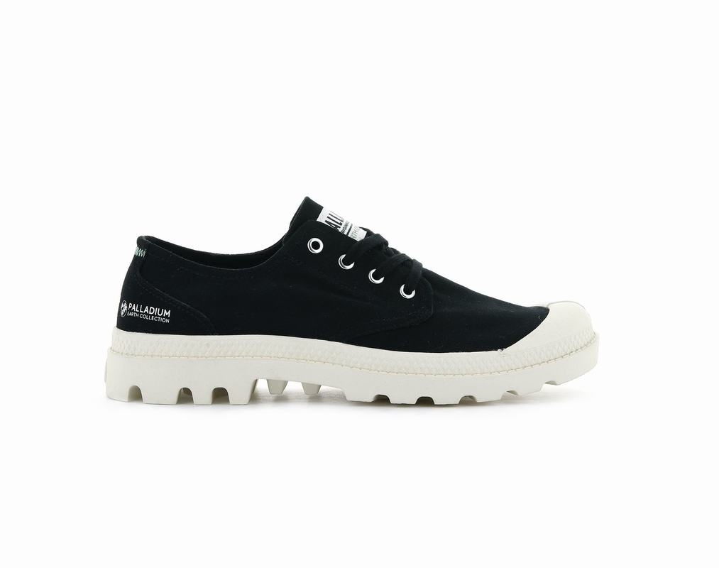 Zapatos Palladium Pampa Oxford Organic Ii Mujer - Negras ||LBYV-58103||